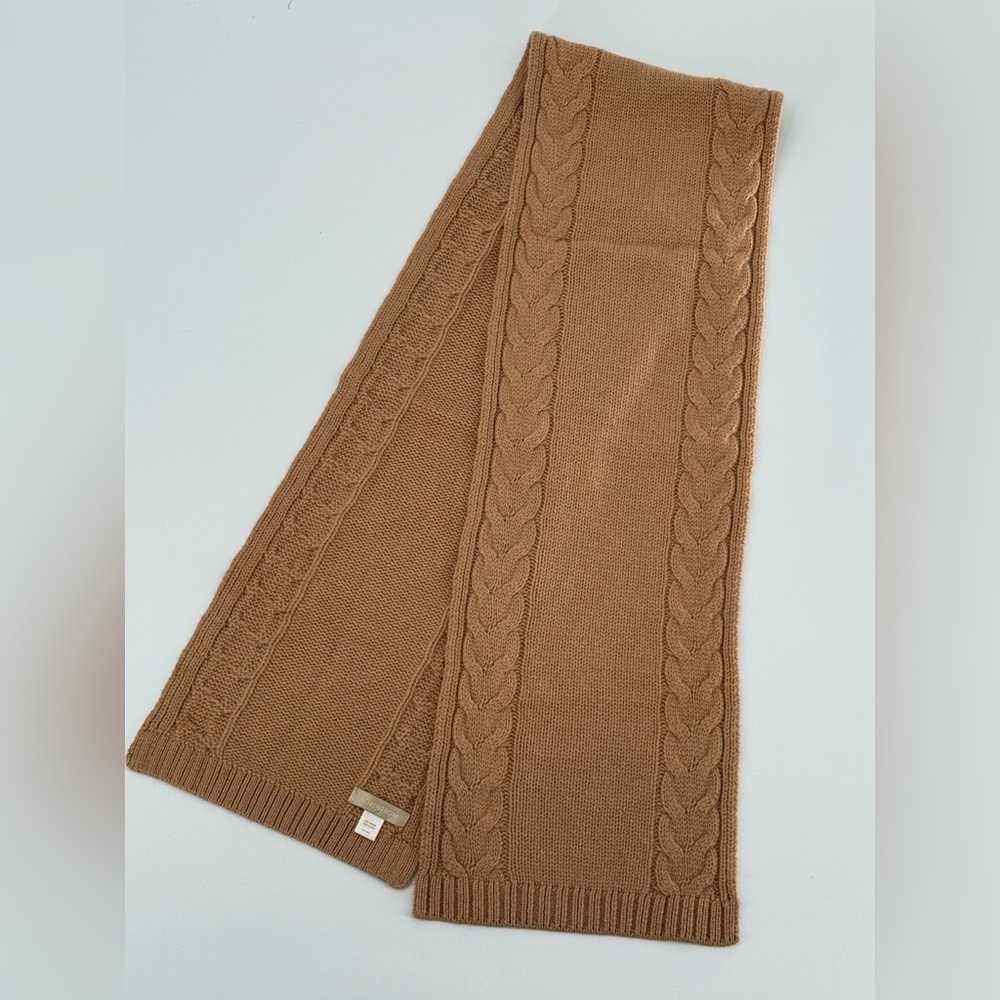 Nordstrom 100% Cashmere Scarf Tan Brown